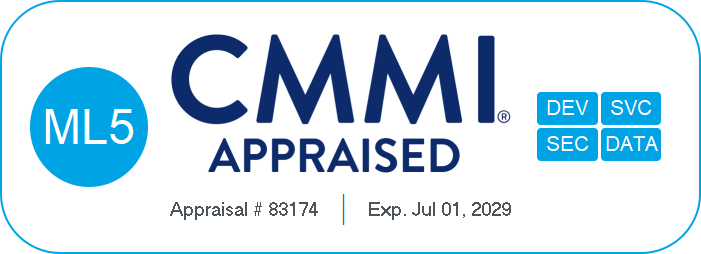 CMMI ML5 · DEV · SVC · SEC · DATA · #83174 · 2029-07-01